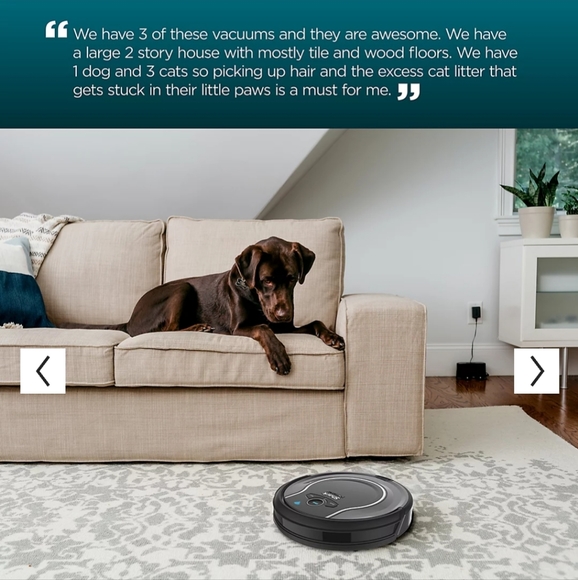 Shark Ion Robot 750 Vacuum With WiFi CONNECTIVITY RV750- only used once!!!!! - Picture 4 of 13